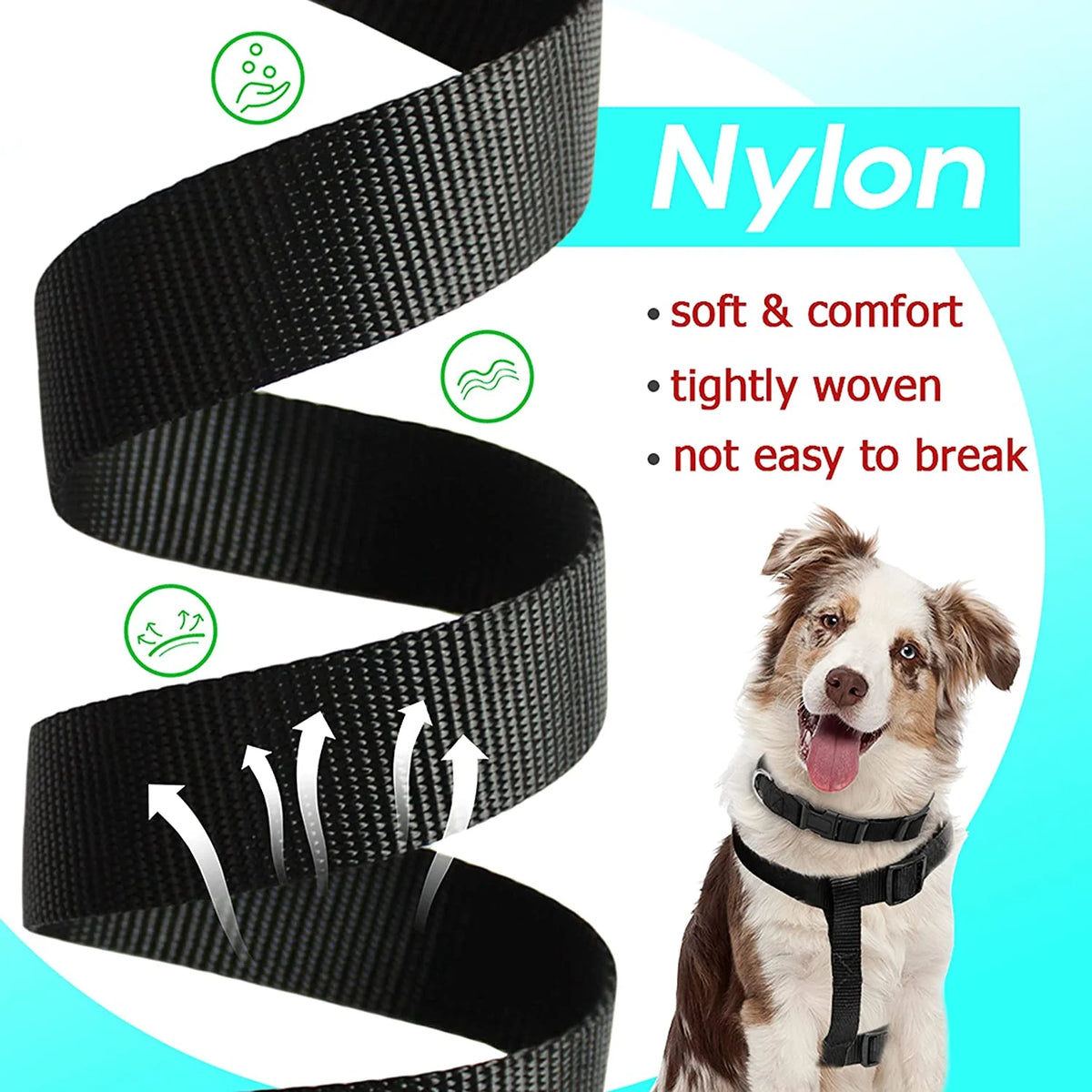 Dog Harness and Leash Set with Collar - Step in No Pull Dog Harness