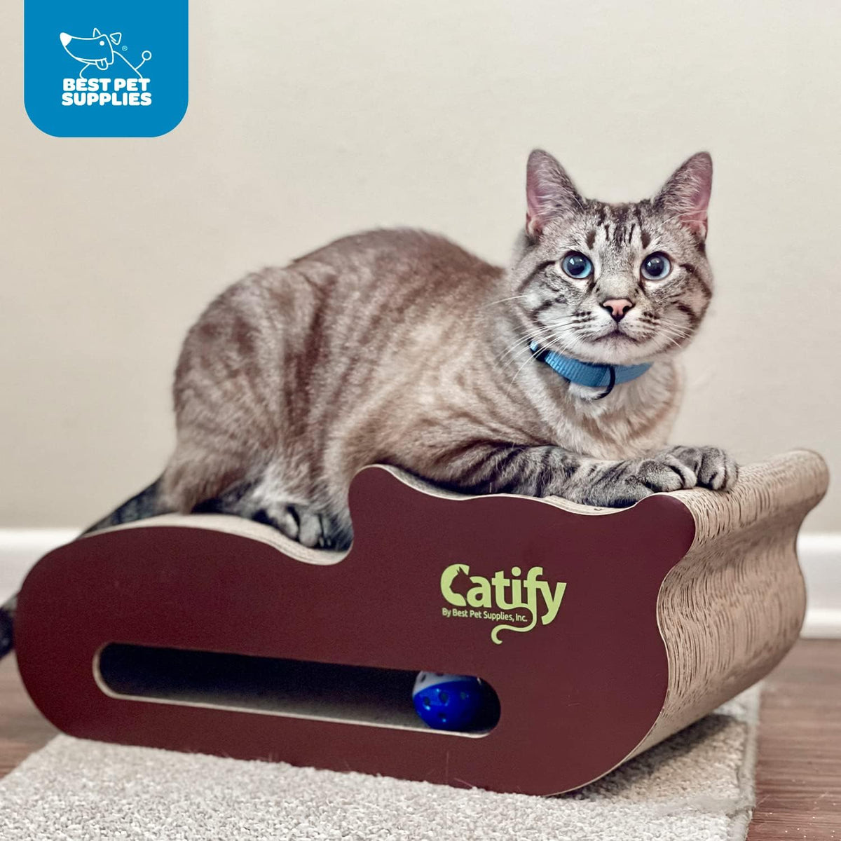 Catify Corrugated Cardboard Cat Scratcher - Cat Shape