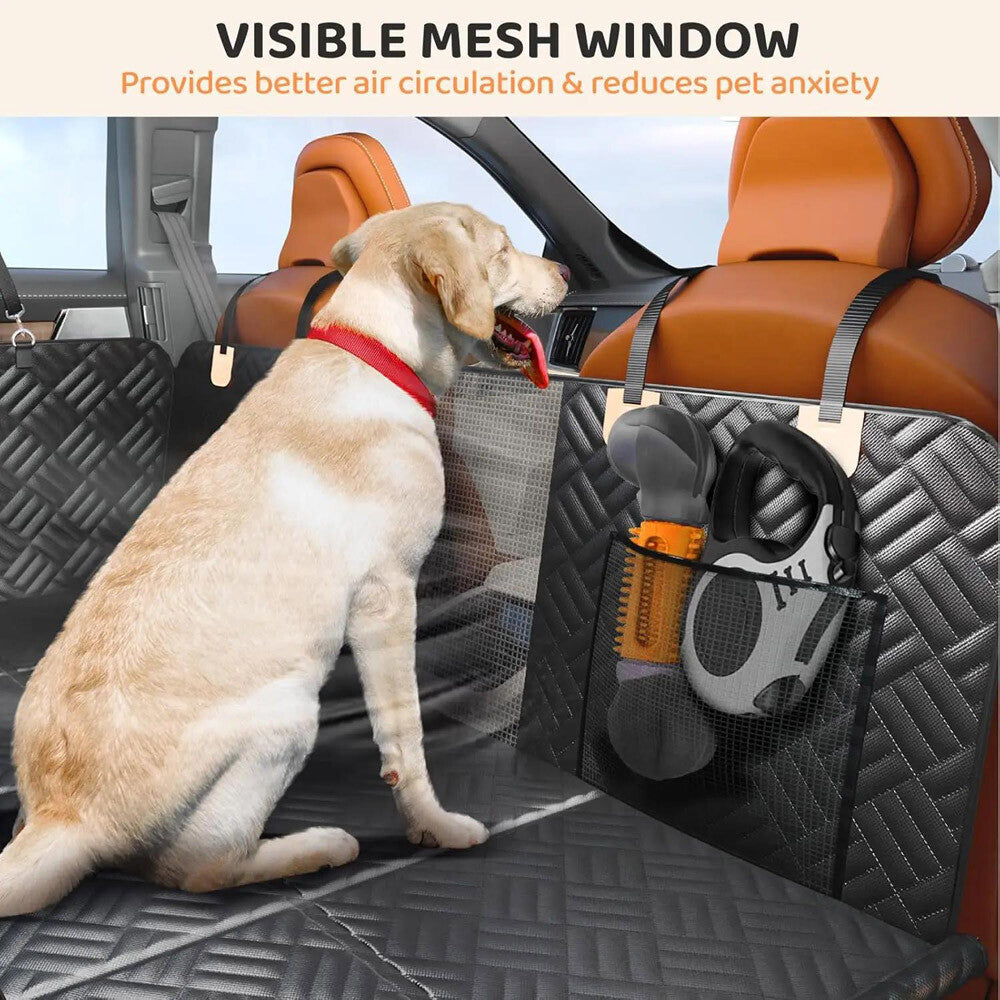 Dog Car Seat Cover Back Hard Bottom Extender for Dogs Supports 400LBS Pet USA