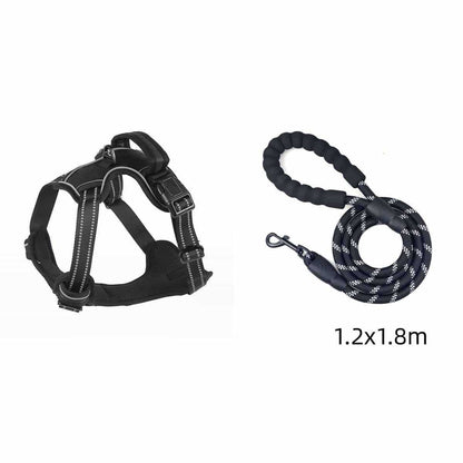 No Pull Dog Harness - Breathable & Reflective Vest for Ultimate Comfort
