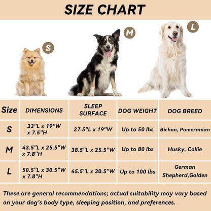 Elevated Dog Bed for Large Dogs