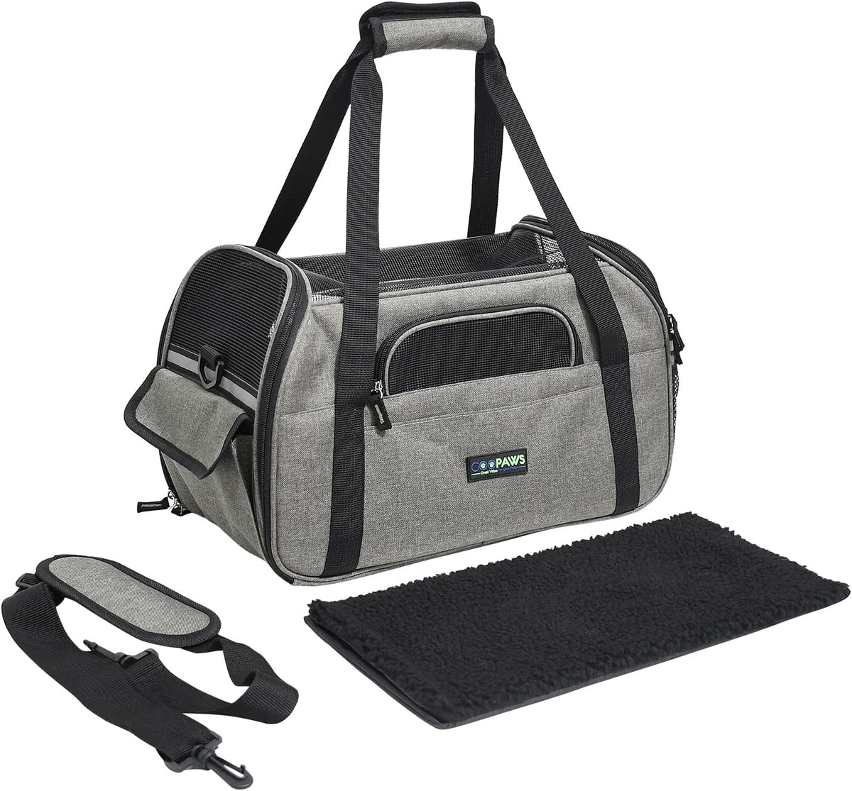 Soft-Sided Airline-Approved Dog & Cat Carrier Travel Bag