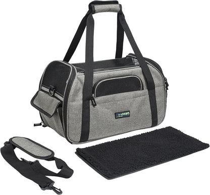 Soft-Sided Airline-Approved Dog & Cat Carrier Travel Bag