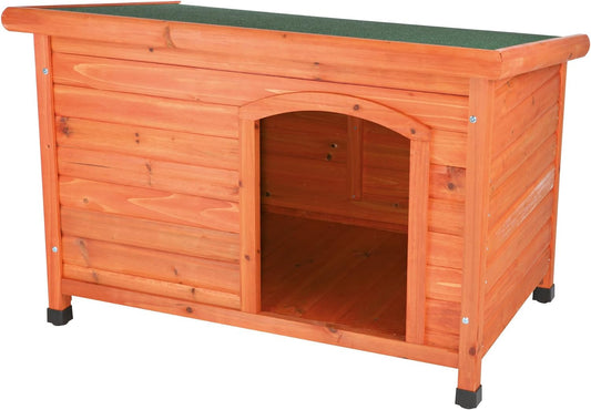 Pet Products Dog Club House, Large,Glazed Pine,40.75X26.75X28.25 Inch (Pack of 1),39552