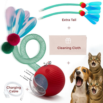 Automatic Rolling Ball for Cats – Rechargeable Smart Interactive Toy, Durable