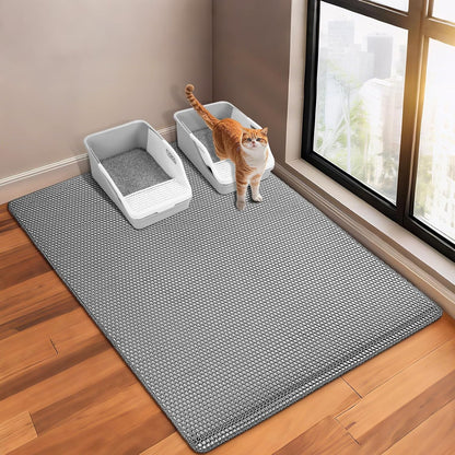 Cat Litter Mat,Xl47''X 28'' Extra Large Litter Trapping Mat Kitty Rug