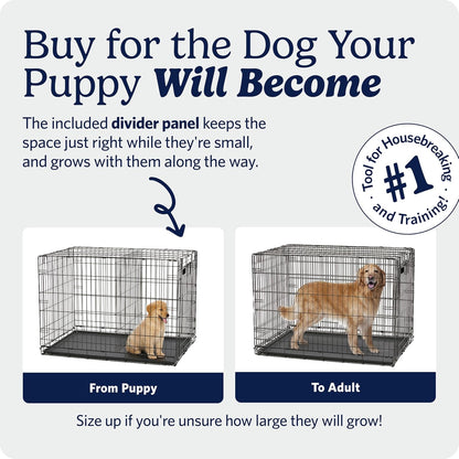 Midwest 24-Inch Single Door Icrate, for Small Breeds, 12-20 Lbs