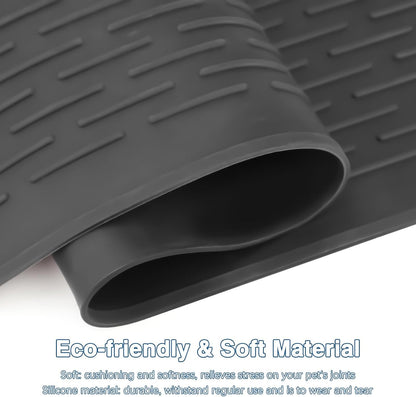 Dog Grooming Table Mat, Non-Slip Silicone Pad, 28 X 19.7 in Black