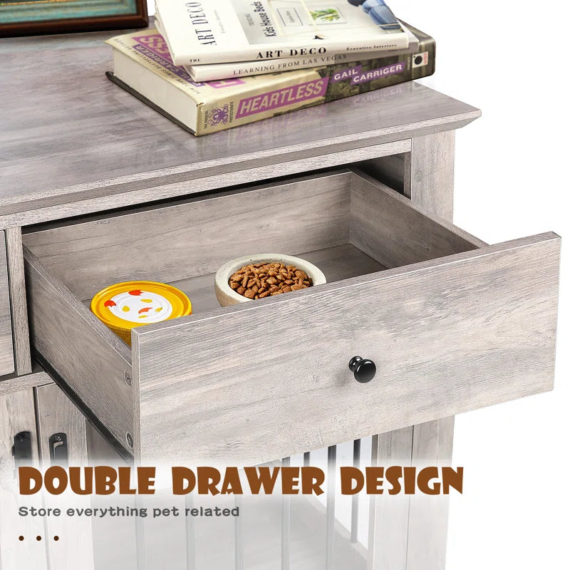 Cranbrook Wood Furniture Style Crate with 2 Doors