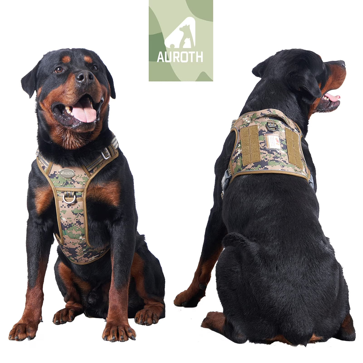 No Pull Dog Harness for Large Dogs, Front Clip No Choke Dog Harness, Reflective Soft Padded Large Dog Harness Vest with Easy Control Handle, Adjustable Easy on Pet Harness for Training
