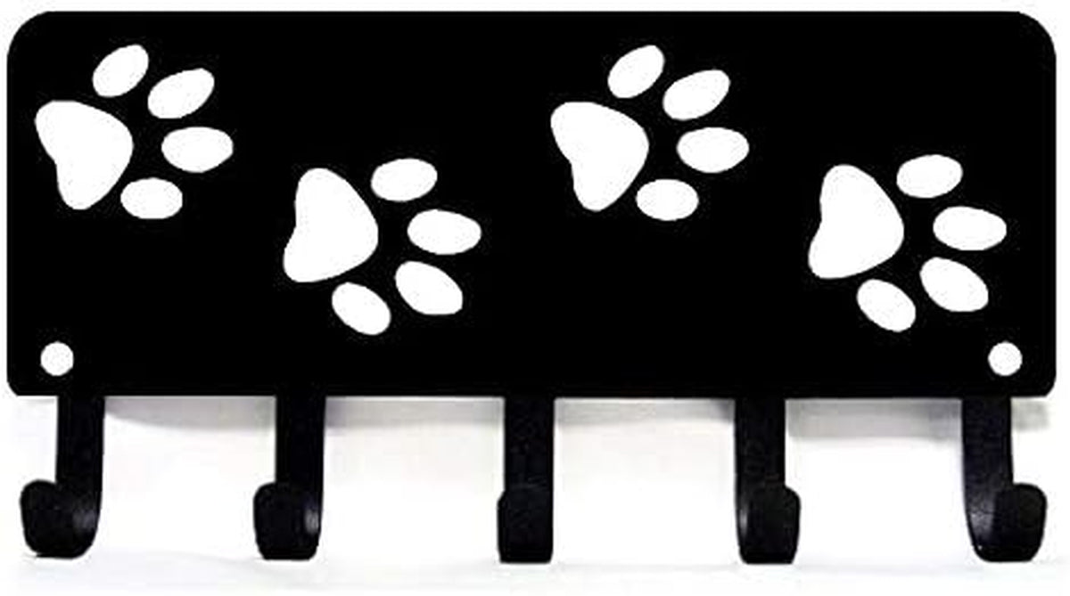 Walking Paws Key Rack Dog Leash Organizer - Large 9 Inch