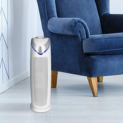 HEPA Air Purifier - Large Room Air Purifier for Bedroom, Office, Dorm, and Home - Filters Pet Dander, Dust, Pollen, Smoke, Scents - AC4825W2PK - 22" Tower - White - 2-Pack