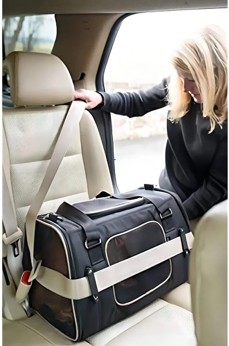 Commuter Pet Carrier & Car Seat Black