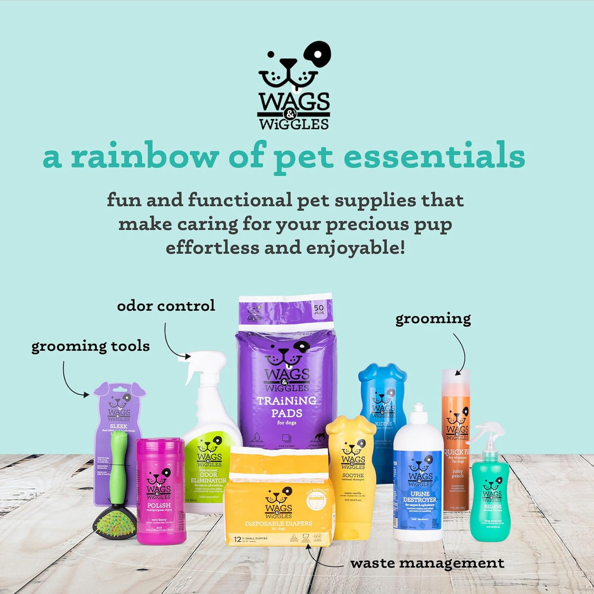 Hypoallergenic Dog Wipes, Fragrance-Free, 100 Count