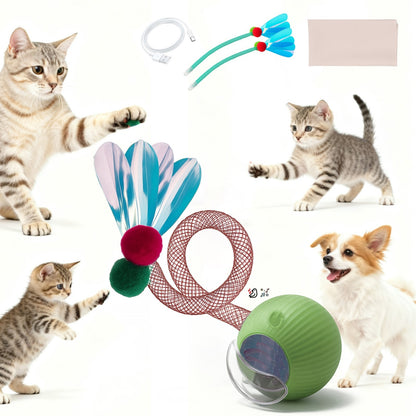 Automatic Rolling Ball for Cats – Rechargeable Smart Interactive Toy, Durable