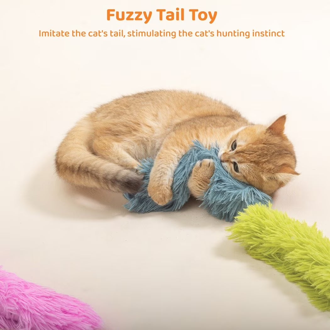 3Pcs Catnip Toys, Interactive Cat Kicker Toys, Soft Plush PP Cotton Stuffed Pillows for Cats Kittens, Indoor Plush Toys to Promote Chewing, Exercising
