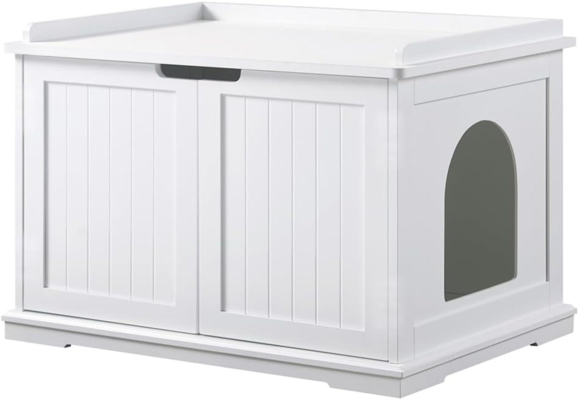 Cat Litter Box Enclosure Furniture, Hidden Litter Box Cover