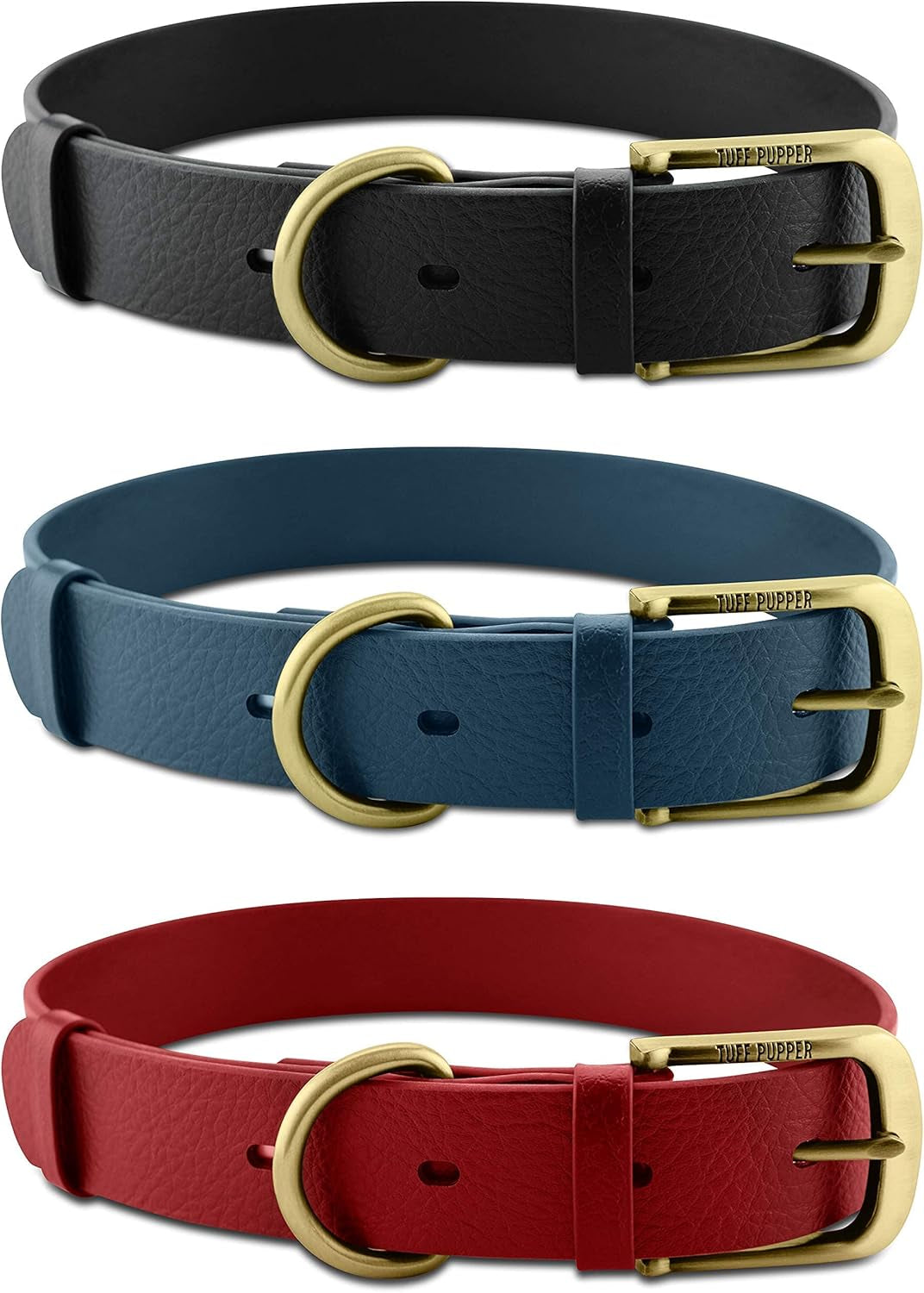 Heavy Duty Waterproof Dog Collar for Small, Medium & Large Dogs