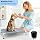 Elevated Dog Bed, Raised Outdoor Dog Bed for Medium Dogs, Portable Pet Cots