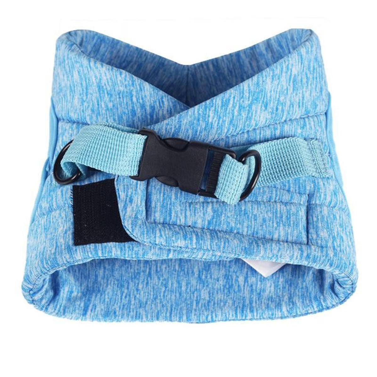 Cat Harness and Leash for Walking, Escape Proof Soft Adjustable Vest Harnesses for Cats, Easy Control Breathable Jacket, Blue, (L) for 10-15.5 Lb Cat