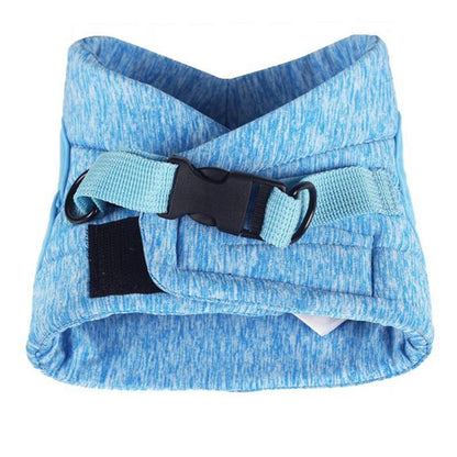 Cat Harness and Leash for Walking, Escape Proof Soft Adjustable Vest Harnesses for Cats, Easy Control Breathable Jacket, Blue, (L) for 10-15.5 Lb Cat