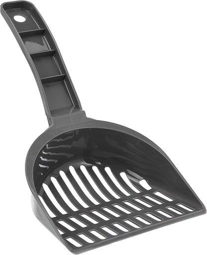 Durable Cat Litter Scoop with Holder, Hangs on Litter Box, Efficient Scooper