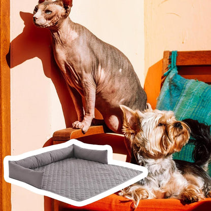 Washable Dog Couch Bed,Large Dog Bed Furniture Protector for Couch,Cooling Elevated Dog Bed Mat Pillow