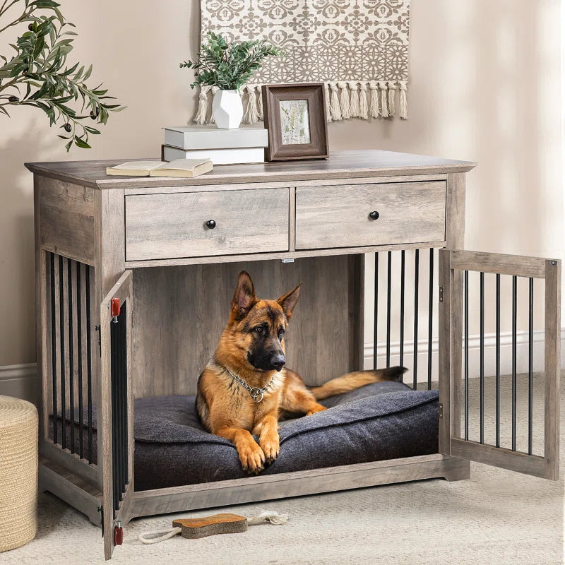 Cranbrook Wood Furniture Style Crate with 2 Doors