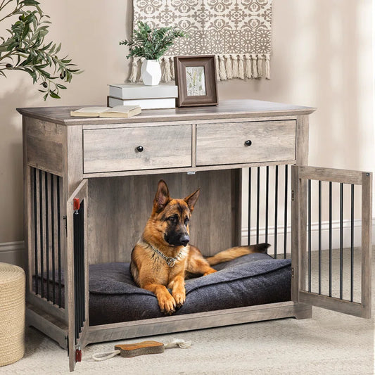 Cranbrook Wood Furniture Style Crate with 2 Doors