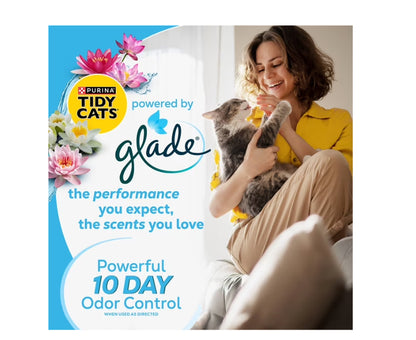 Purina Clumping Cat Litter, Glade Clear Springs Deodorizing, Low Dust, 35 Lb. P