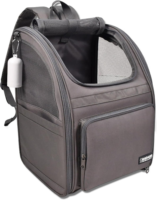 Pet Backpack Carrier for Small Dog, Soft Car Bed Ideal for Traveling
