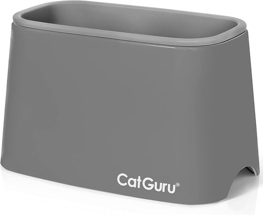 Premium Cat Litter Scoop Holder – Heavy-Duty Scooper Storage Caddy, Scoop Stand for Kitty Litter Box, Fits Most Cat Litter Scoops (Gray)