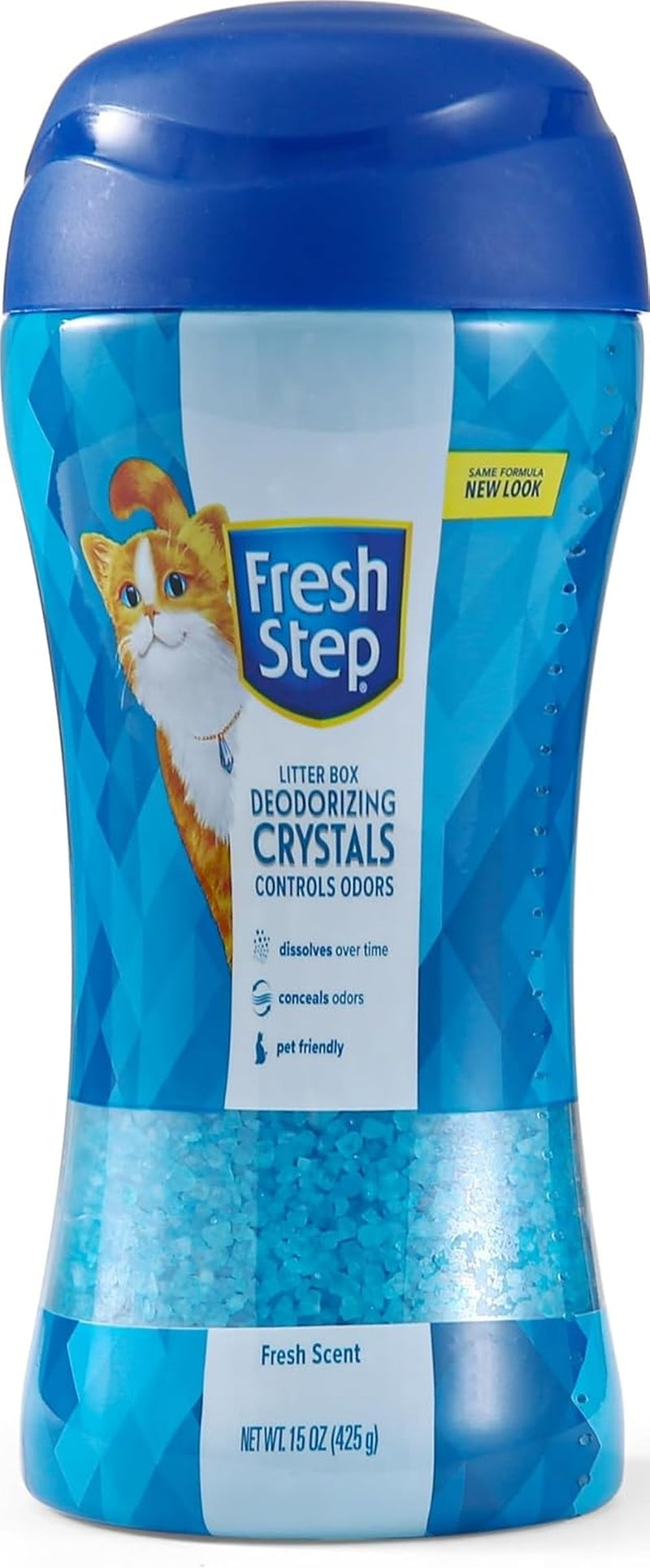 Cat Litter Crystals Deodorizer, Fresh Scent, 15 Oz