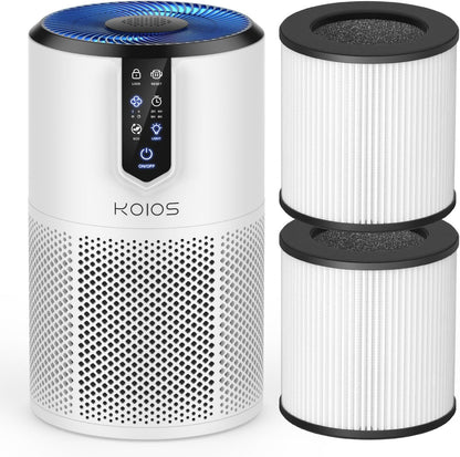 C150 Air Purifiers for Home&2 Pack Air Purifier Filter, Official Certified H13 True HEPA Replacement Filter