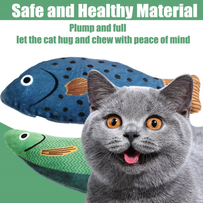 Cats Catnip Toys, Realistic Fish Interactive Toys for Kitty Pets