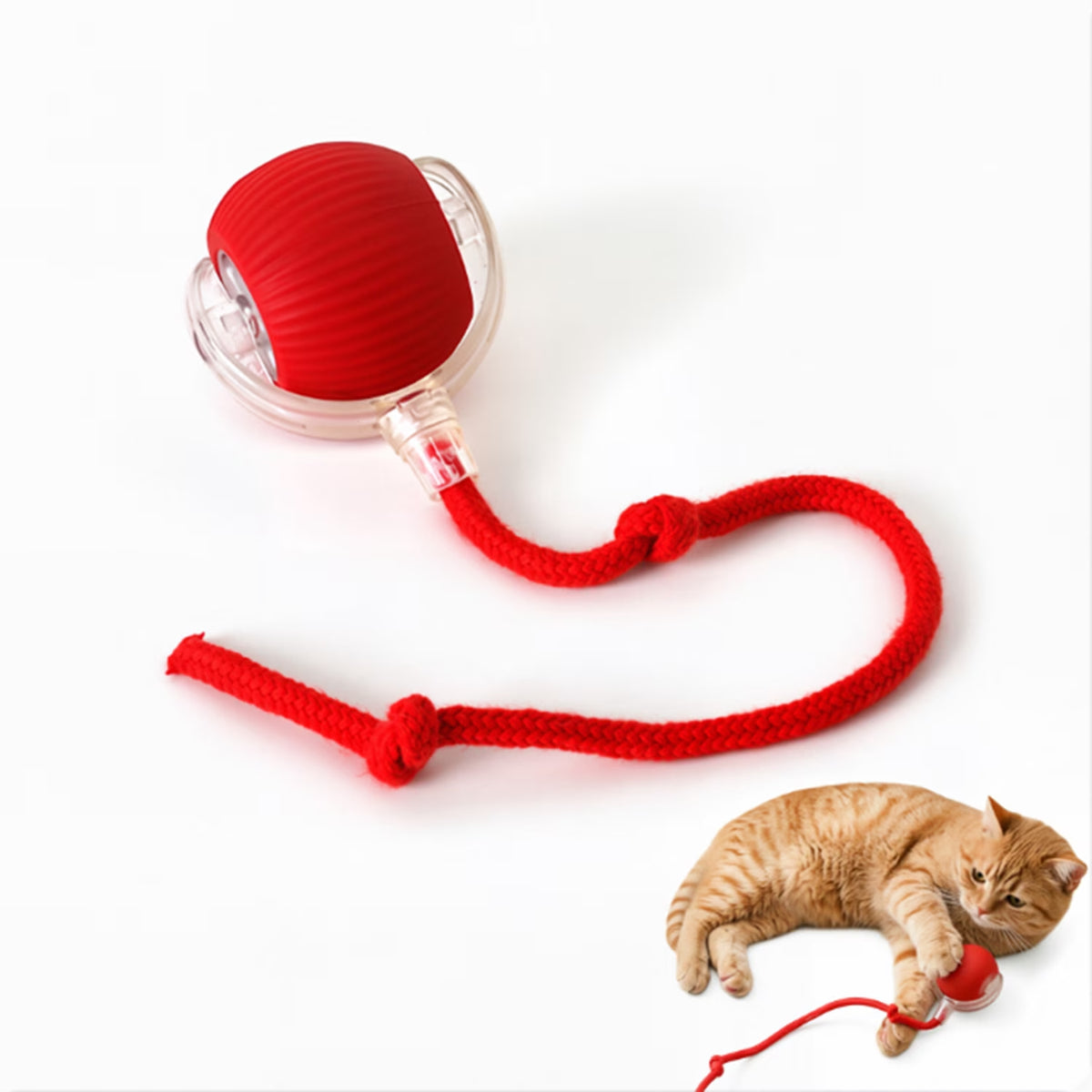 Chewie Interactive 360° Automatic Rolling Ball Toy for Dogs with USB Charging