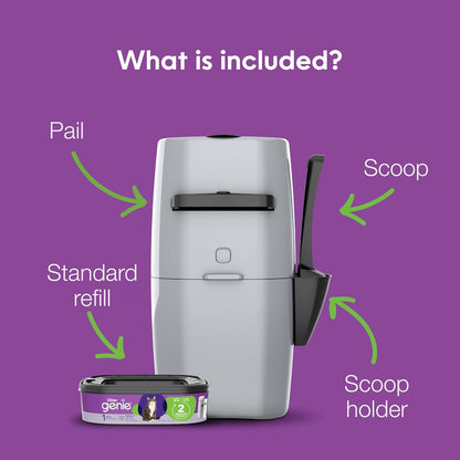 Standard Cat Litter Disposal Pail with 14 Ft Standard Refill
