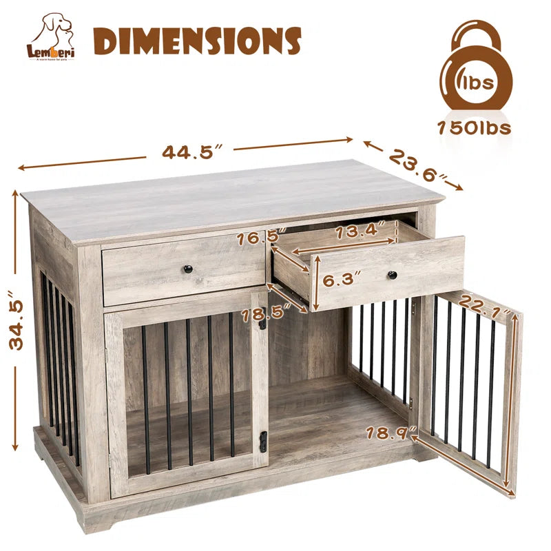 Cranbrook Wood Furniture Style Crate with 2 Doors