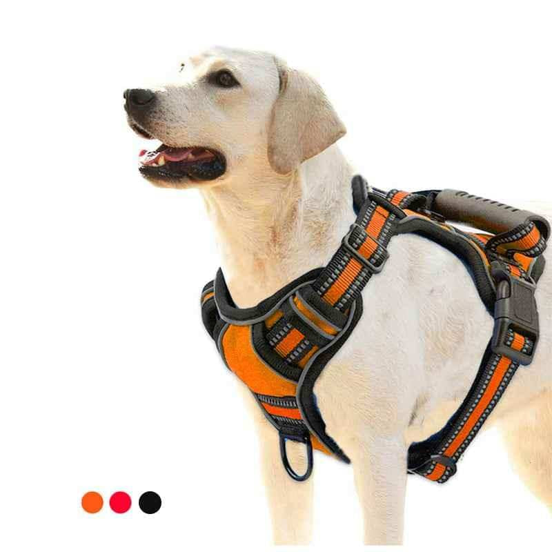 No Pull Dog Harness - Breathable & Reflective Vest for Ultimate Comfort