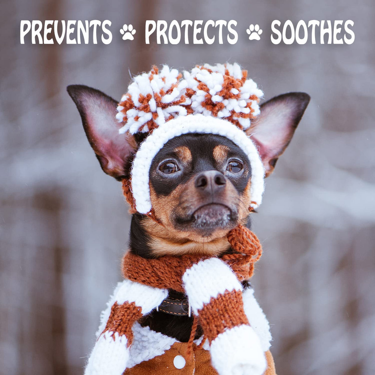 All-Natural Dog Paw Balm, All-Season Paw Protector, 60G