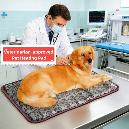 Dog Heating Pad Heated Cat Bed Puppy Whelping Pad New Born Pet