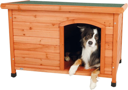 Pet Products Dog Club House, Large,Glazed Pine,40.75X26.75X28.25 Inch (Pack of 1),39552