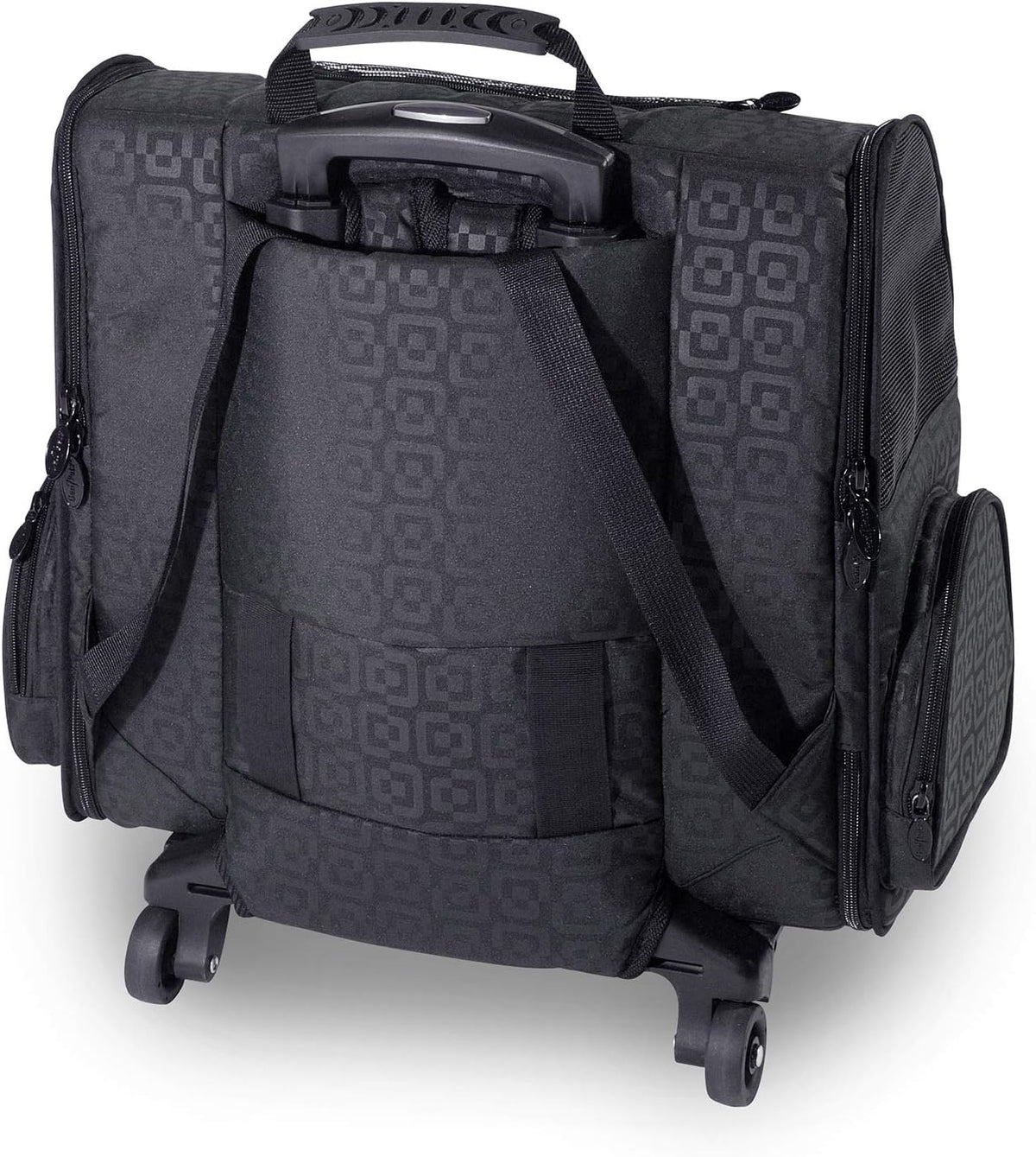 Dog Carrier - Medium Black Roller Bag Pet Carrier