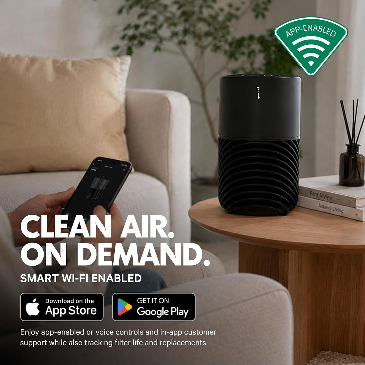130I Smart HEPA Air Purifiers for Bedroom Home Pets - 750 Ft² (4PK)