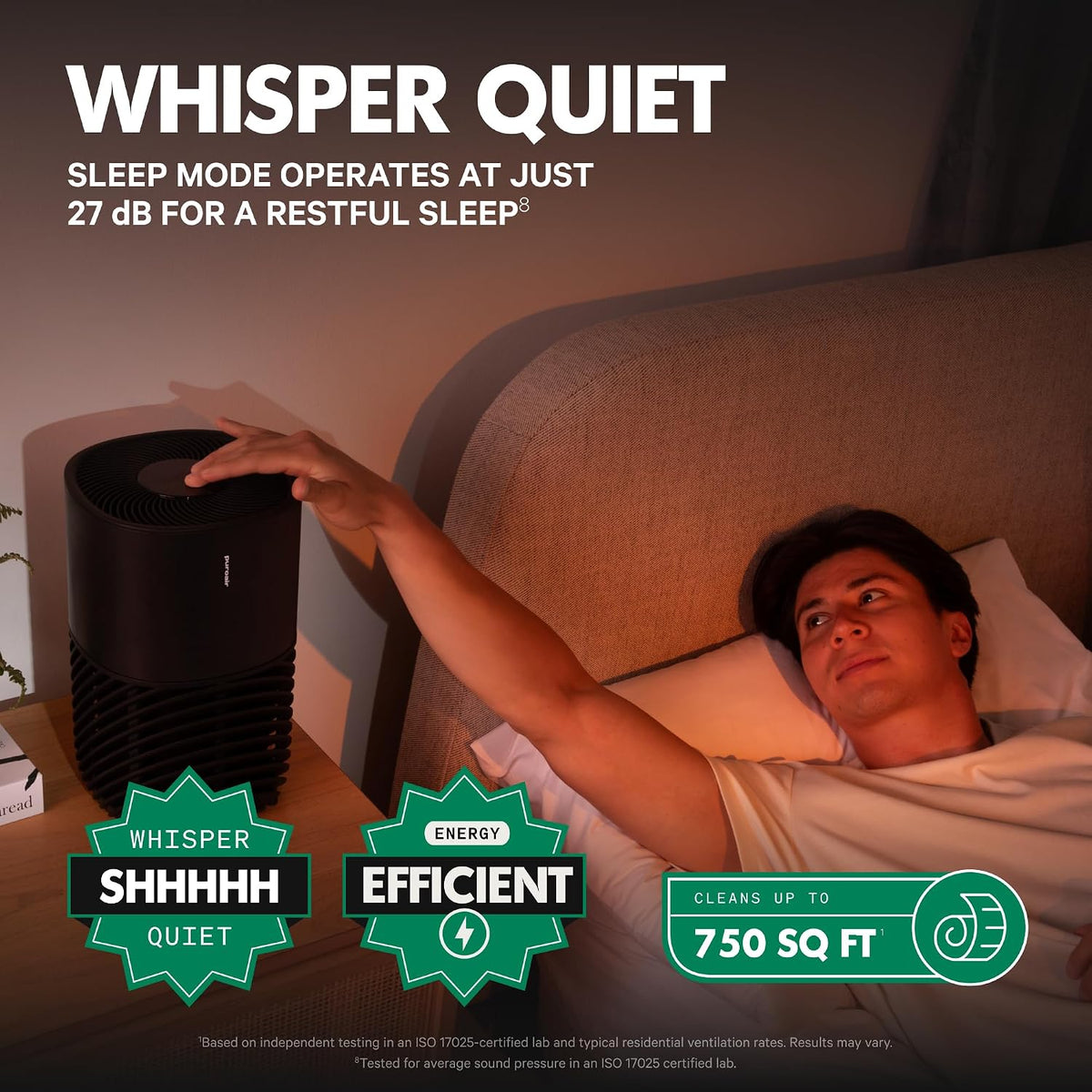 130I Smart HEPA Air Purifiers for Bedroom Home Pets - 750 Ft² (4PK)