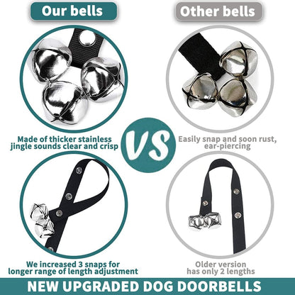 Dog Potty Training Doorbells – 7 Extra Large Bells