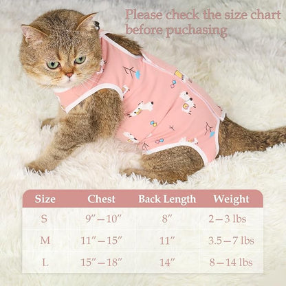 Breathable Cat Recovery Suit – 2 Pack