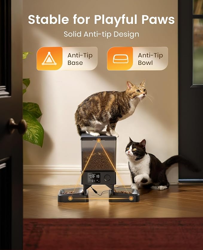 Automatic Timed Cat Food Dispenser