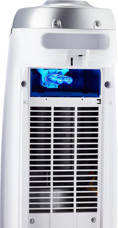 HEPA Air Purifier - Large Room Air Purifier for Bedroom, Office, Dorm, and Home - Filters Pet Dander, Dust, Pollen, Smoke, Scents - AC4825W2PK - 22" Tower - White - 2-Pack