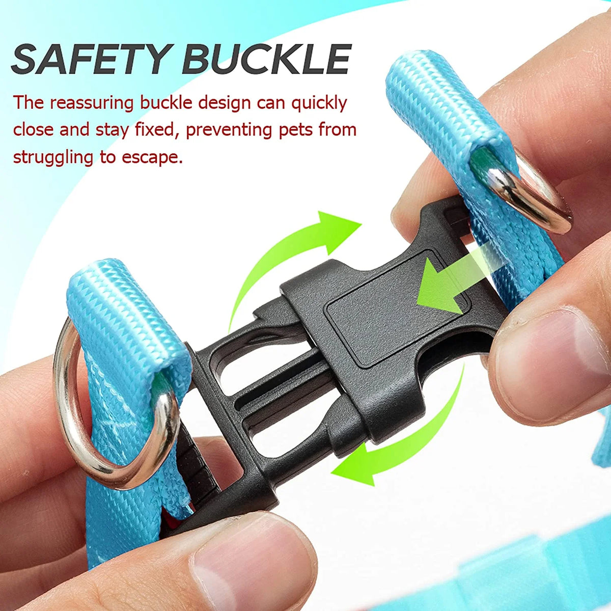 Dog Harness and Leash Set with Collar - Step in No Pull Dog Harness
